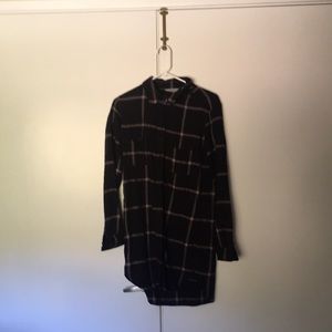 Athleta button down dress top